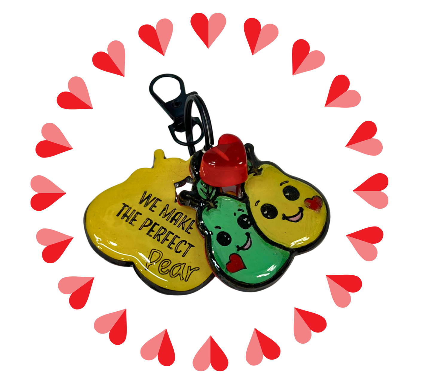 We Make the Perfect Pear Keychain