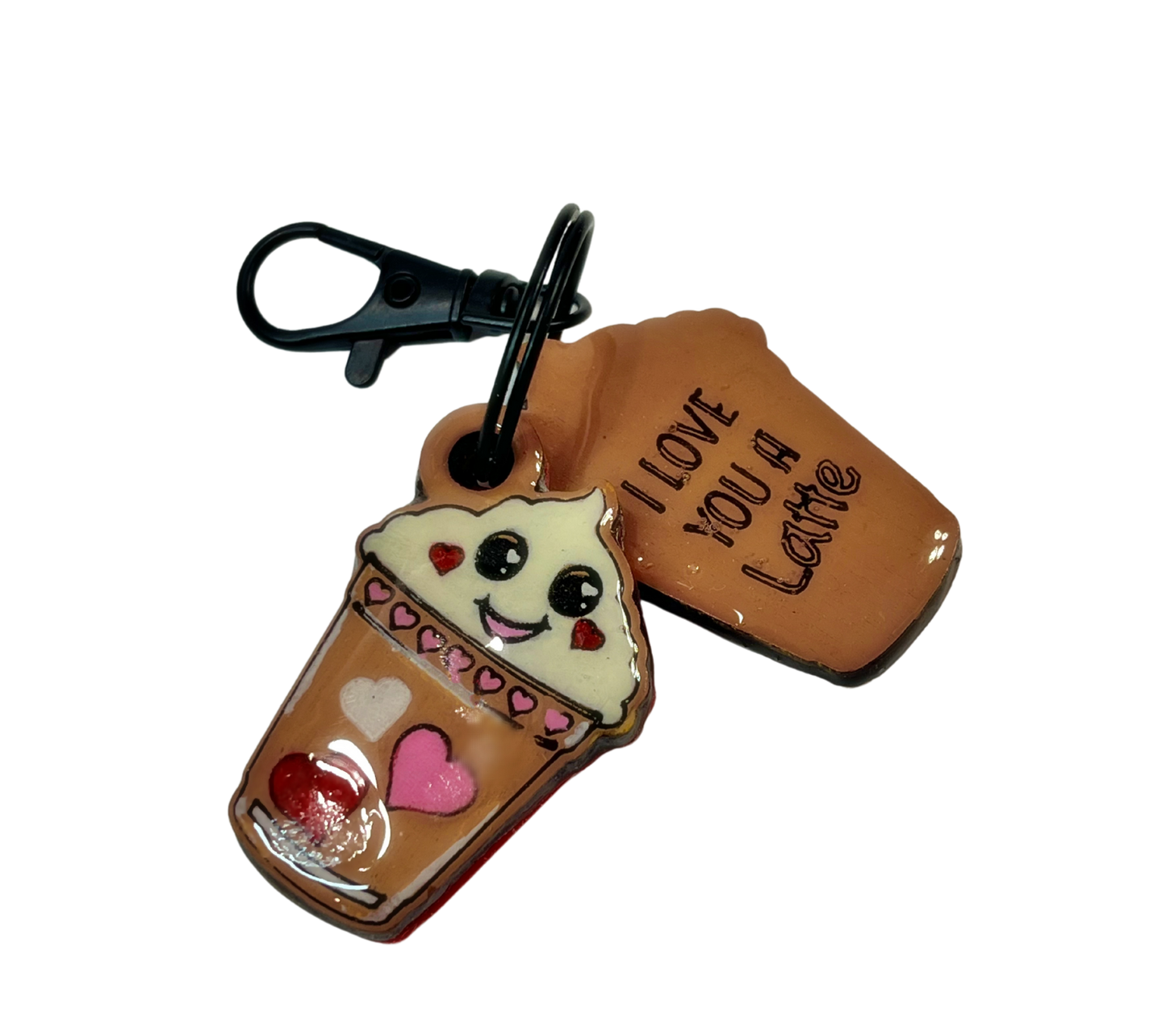 I Love You a Latte, keychain