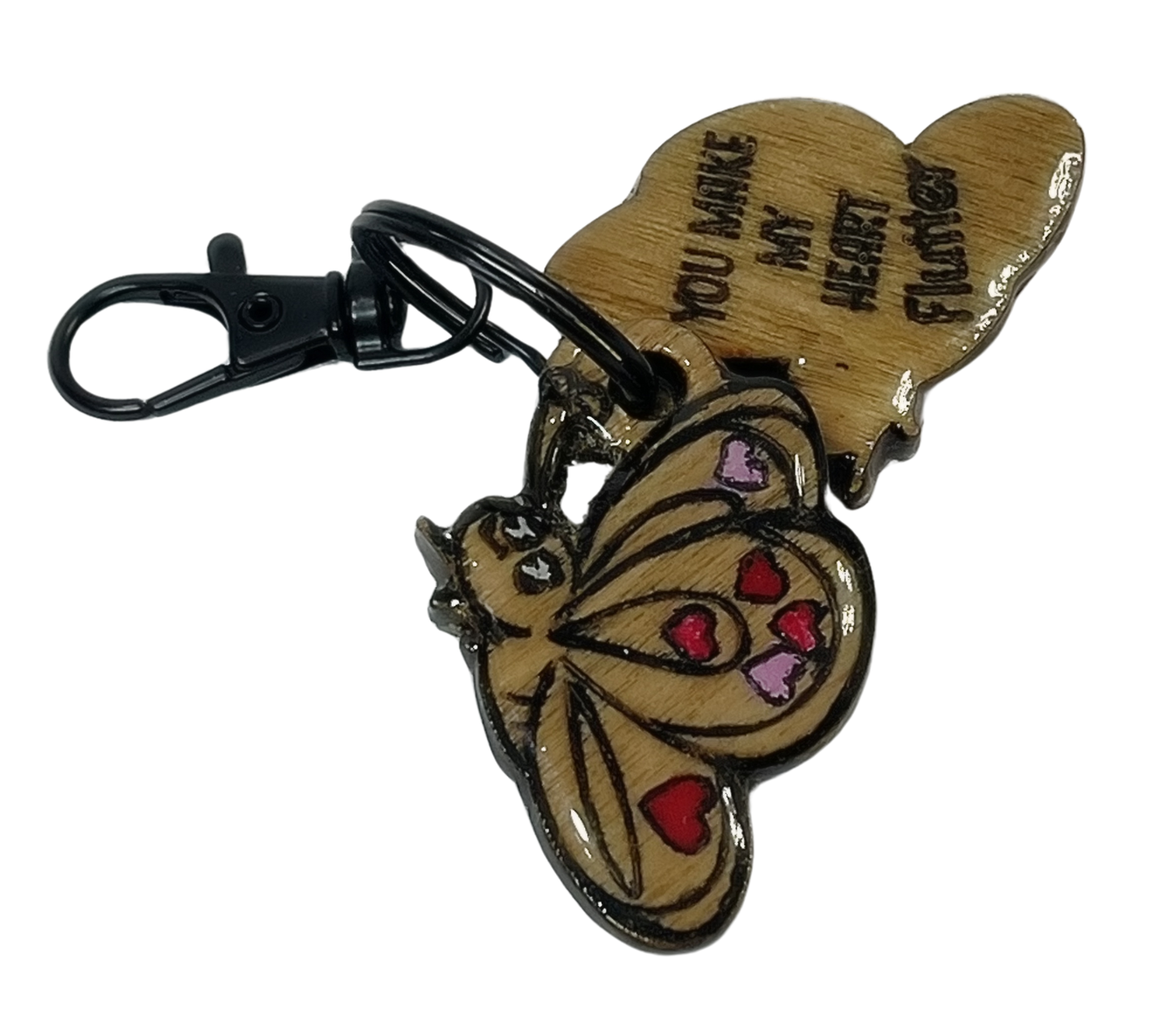 You Make My Heart Flutter, keychain