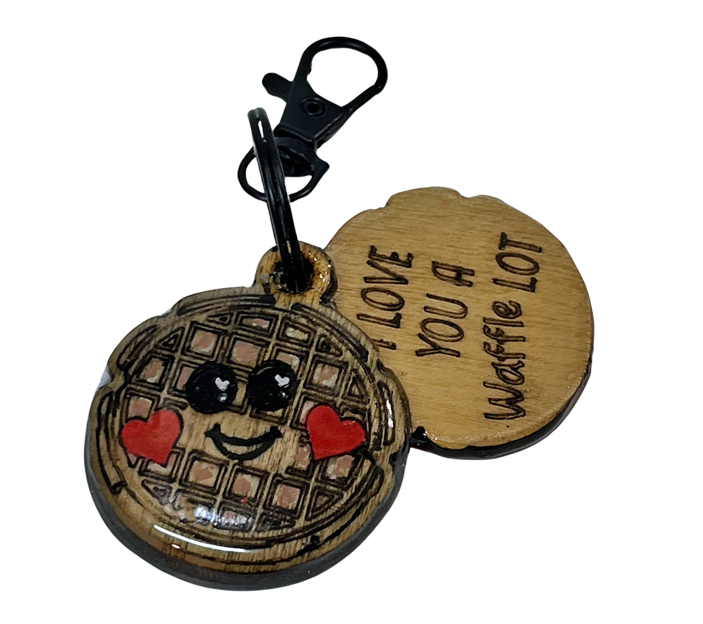 I  Love You a Waffle Lot, keychain