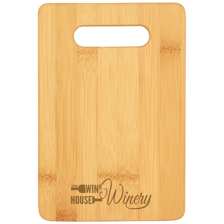 Natural Bamboo Cutting Boards with Handles