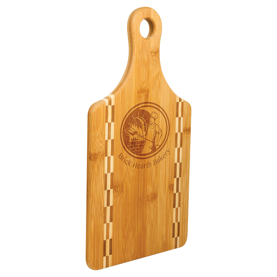 Natural Bamboo Cutting Boards with Handles