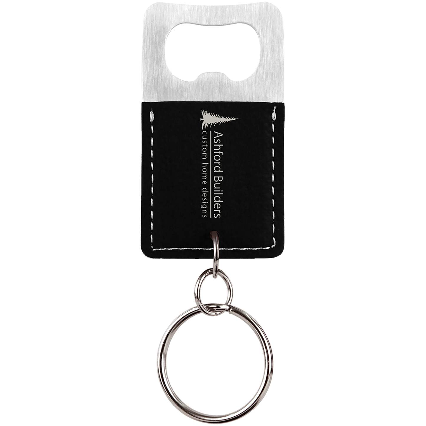 Leatherette Bottle Opener Keychains