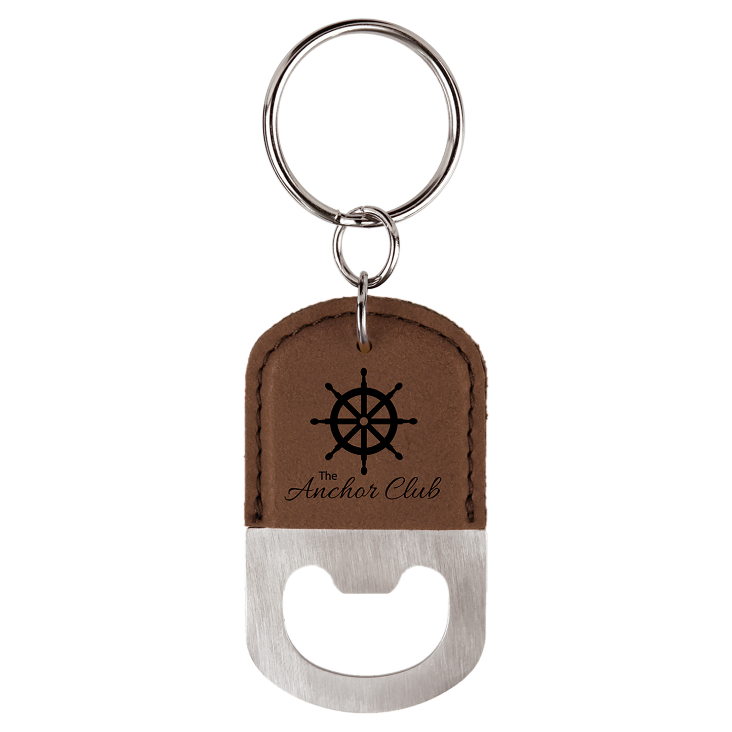 Leatherette Bottle Opener Keychains