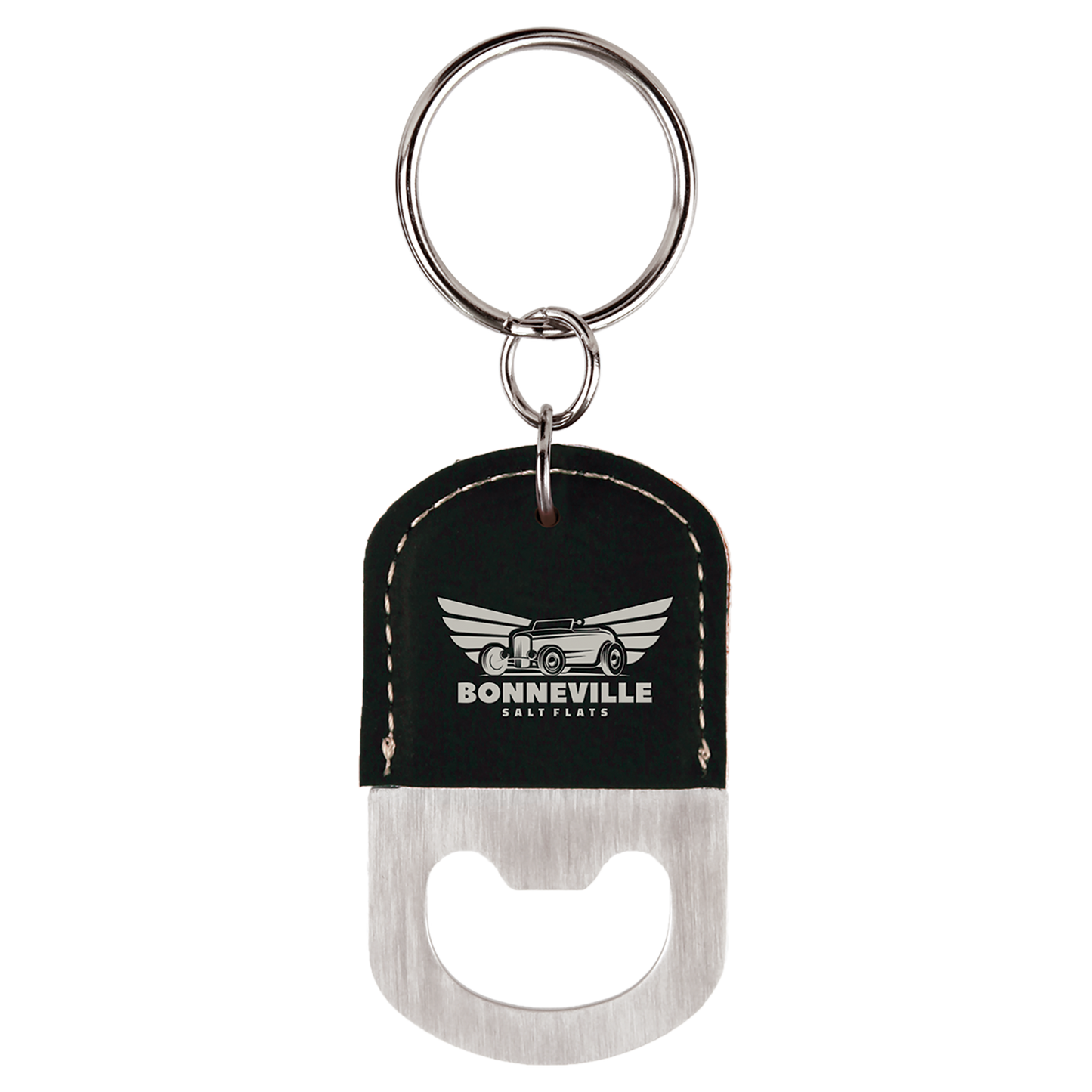 Leatherette Bottle Opener Keychains