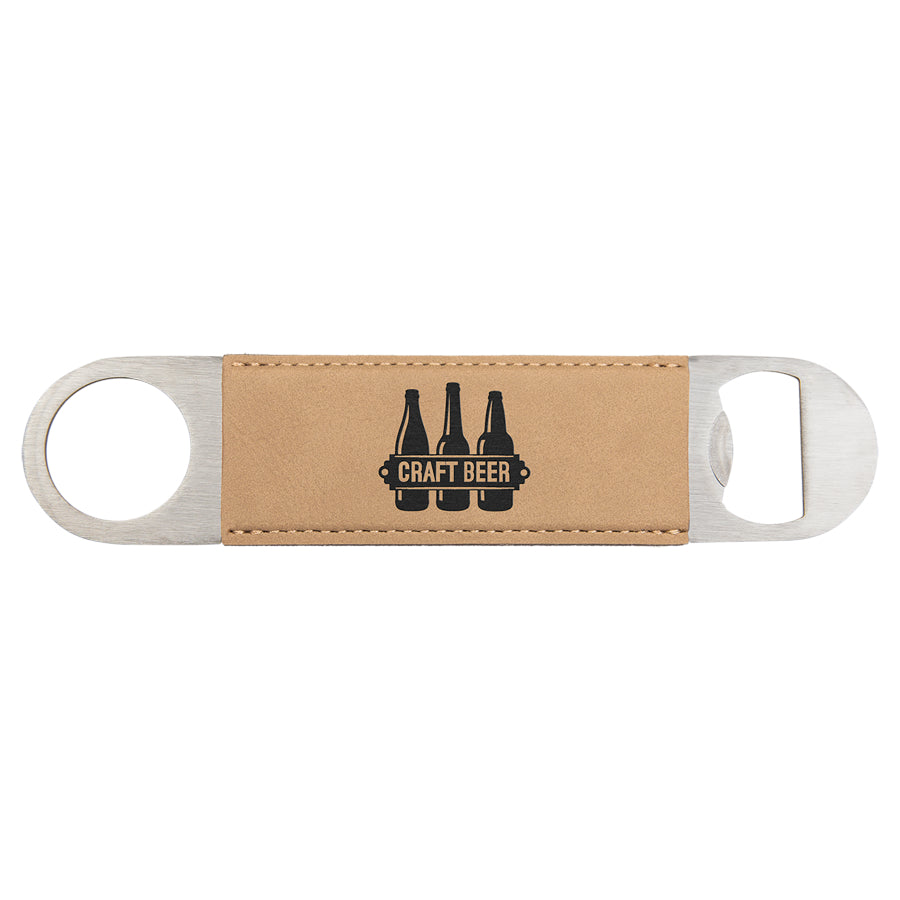 Leatherette Bottle Openers