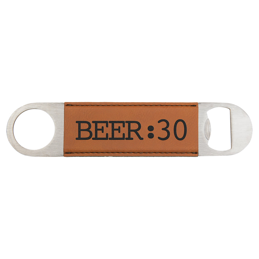 Leatherette Bottle Openers