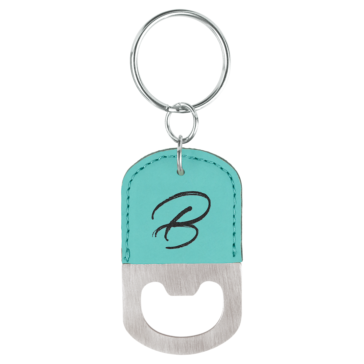 Leatherette Bottle Opener Keychains