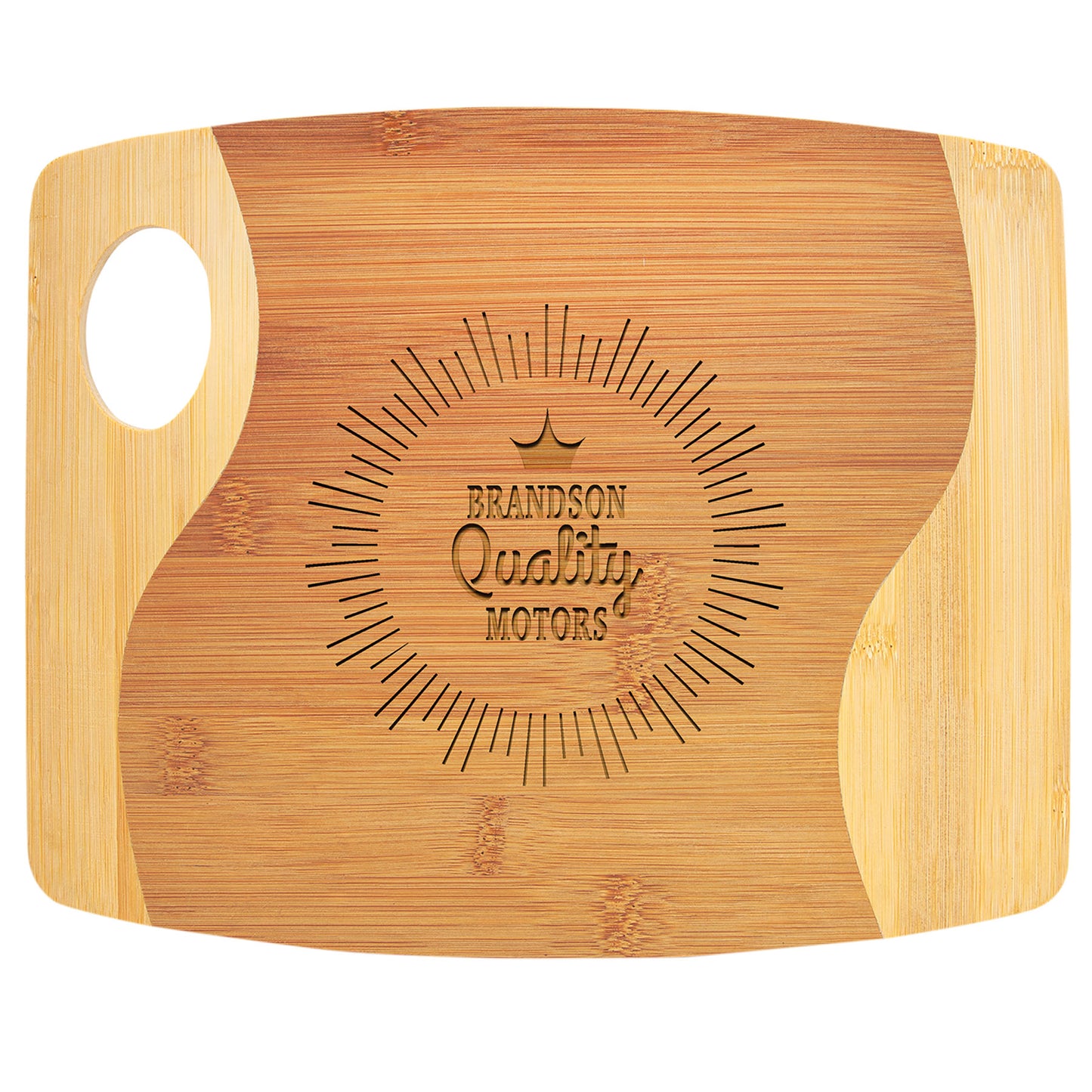 Natural Bamboo Cutting Boards with Handles