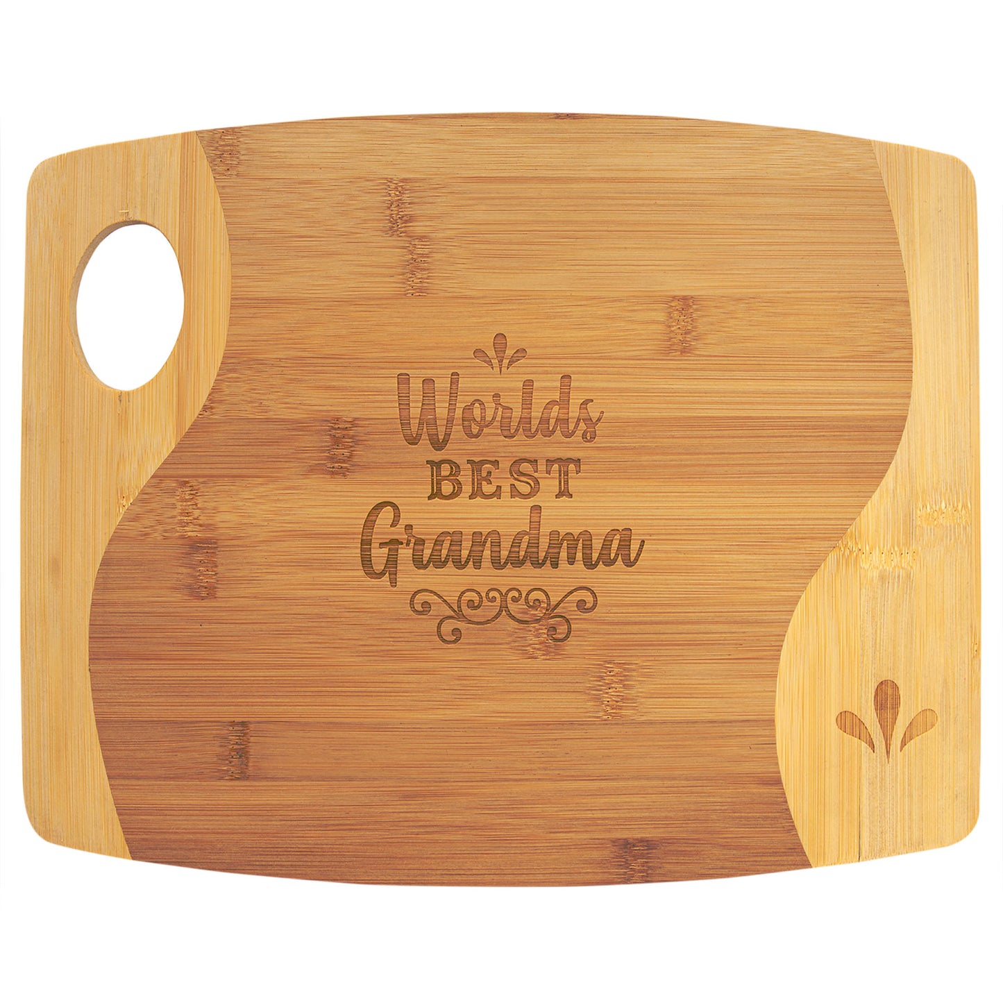 Natural Bamboo Cutting Boards with Handles